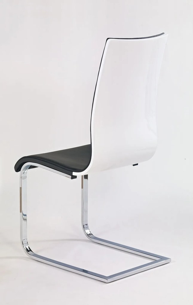 Scaun de sufragerie  Killa  (negru + alb). 769965