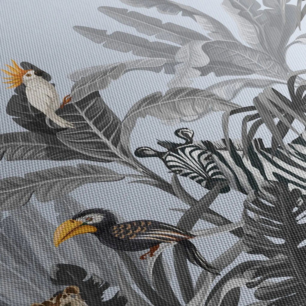 Tablou - Jungla ilustrată (150x105 cm)
