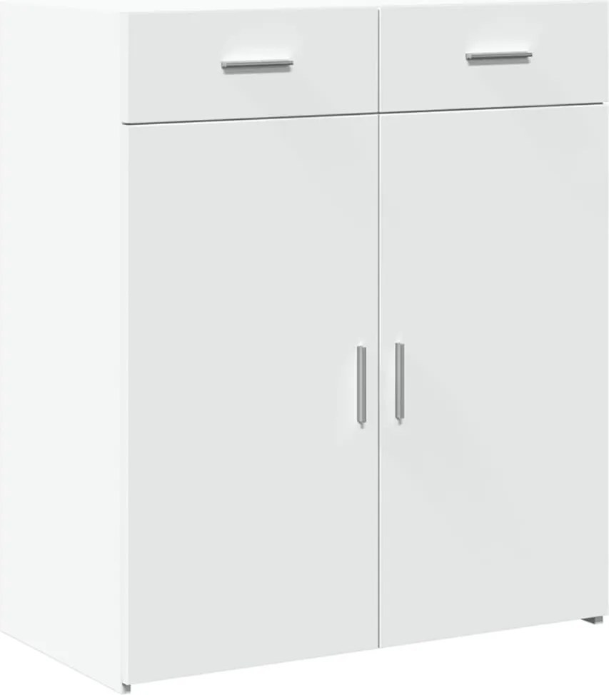 vidaXL Dulap, alb, 80x42,5x93 cm, lemn prelucrat