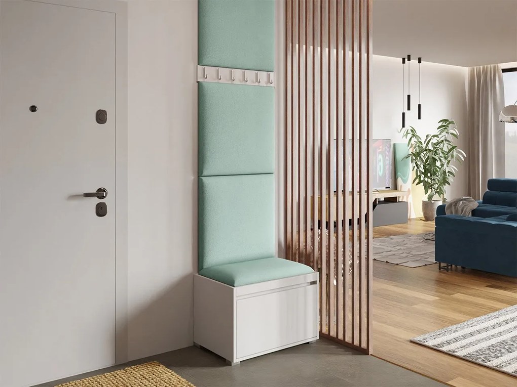Mobilier pentru hol Leon 60 VII (Alb) (Manila 11). 1059578
