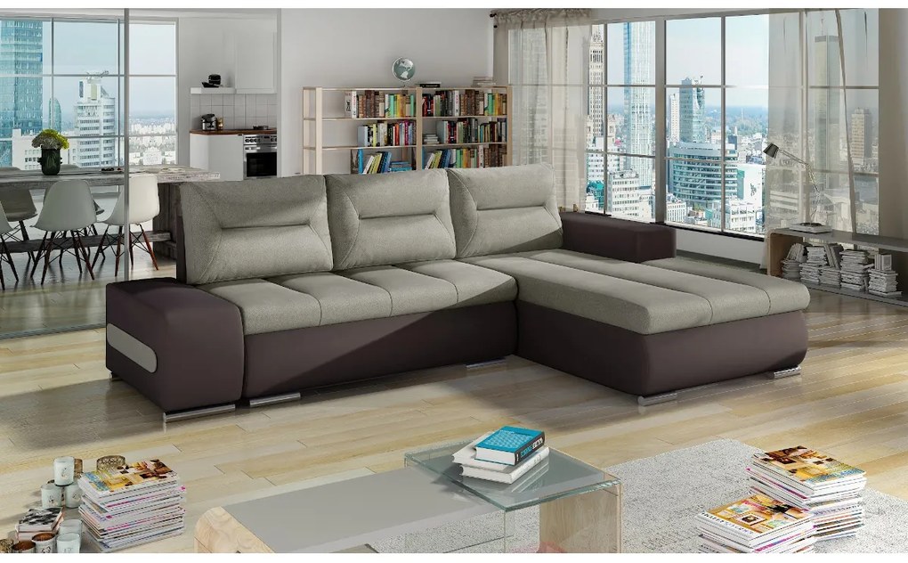 Supermobel Colțar extensibil OTTAVIO, 275x85x180, soro 13/soft 66, colț dreapta