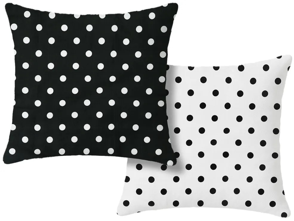 Set 2 bucati huse decorative de perna COLAM GREY 45x45 cm, gri