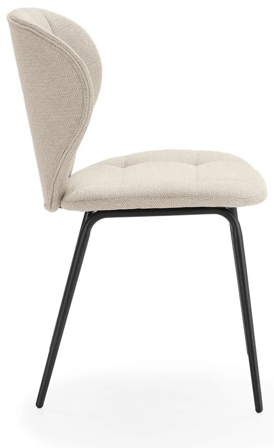 Scaune de dining crem 2 buc. Maori – Marckeric