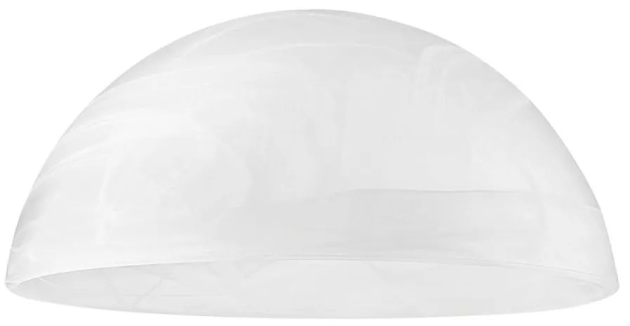 Abajur de rezervă din sticlă E27 130x300 mm alb