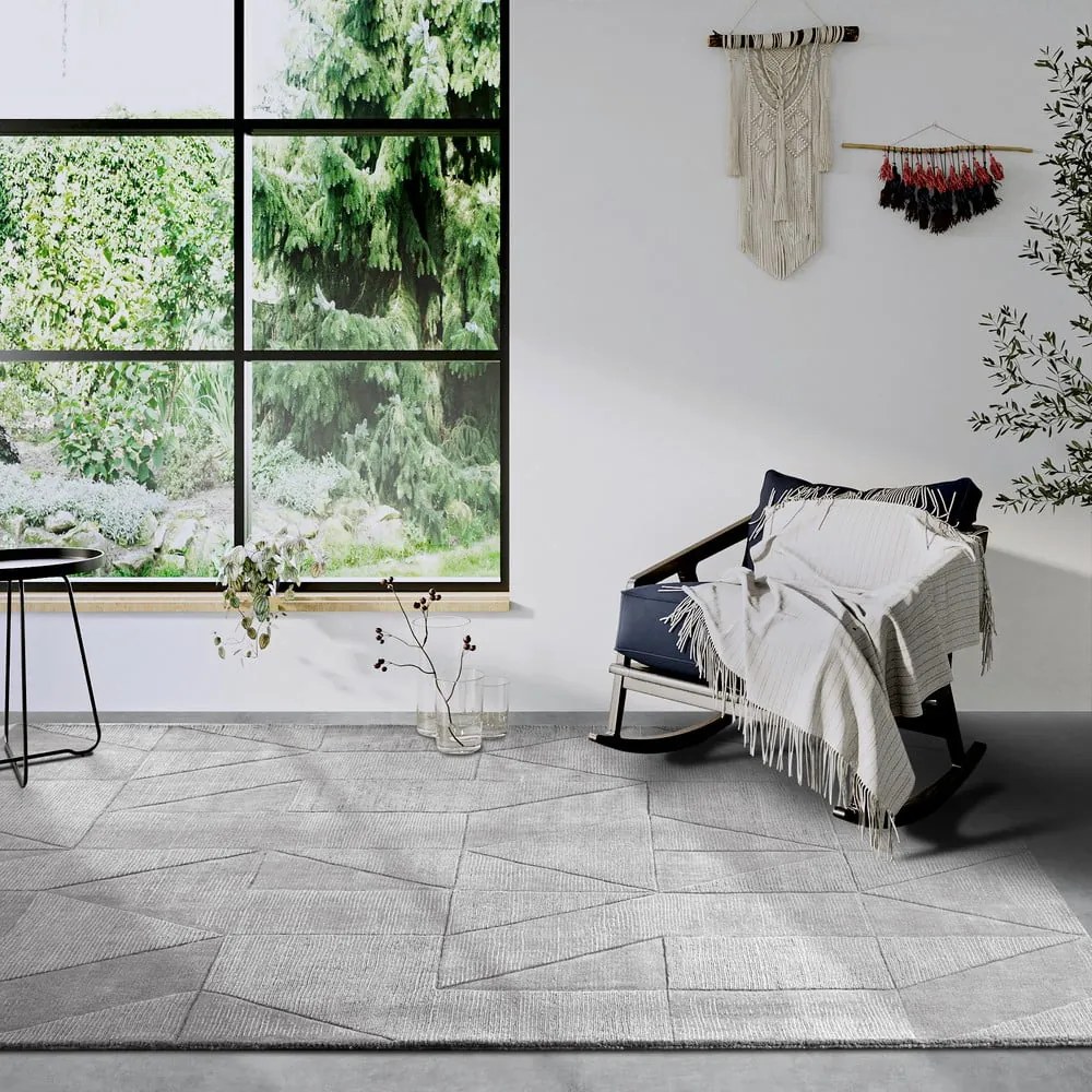 Covor gri țesut manual din lână 80x150 cm Ursule – Villeroy&amp;Boch
