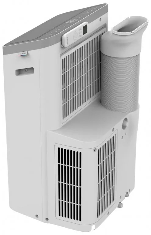 Resigilat: Aparat de aer conditionat mobil Bosch Cool 4000, 9000 BTU, 35 m², A, Auto Swing, Timer, Afișaj LCD, Alb/Negru