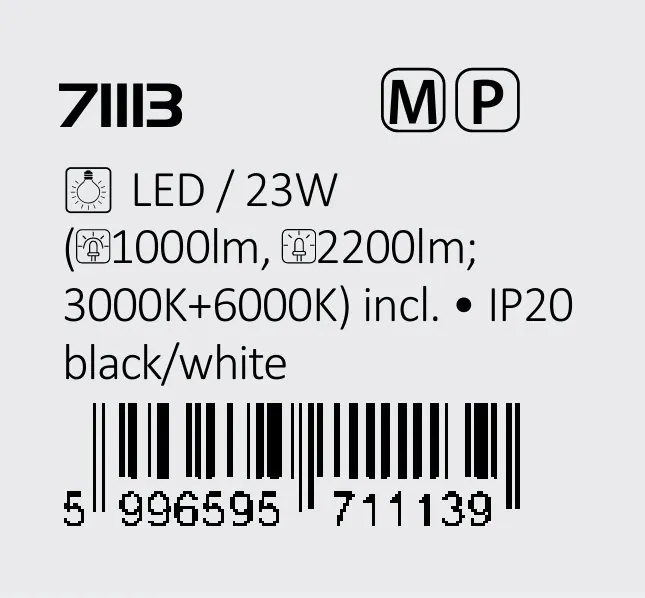 Aplica perete sau tavan LED CCT Bitsi
