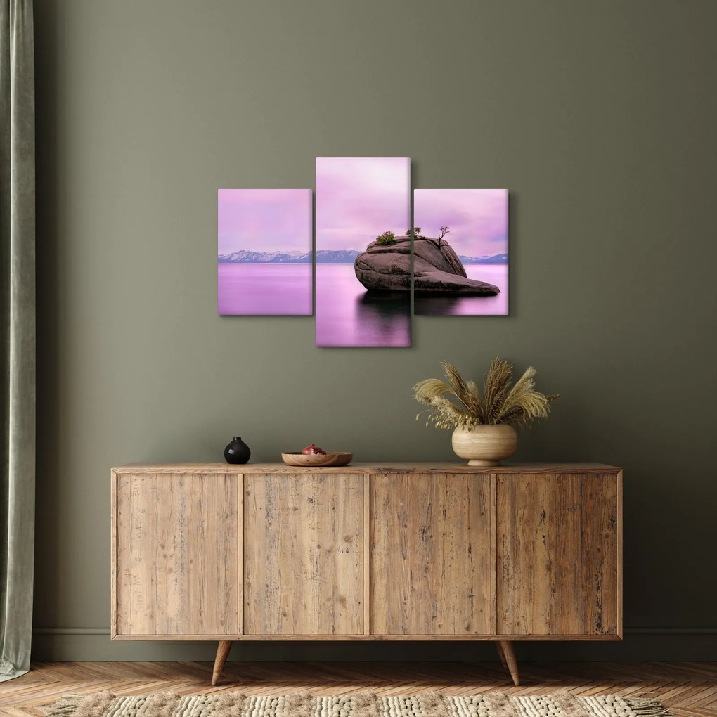 Tablou cu piata în mare (90x60 cm)