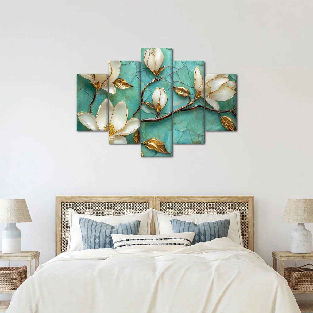 Tablou - Magnolii 3D (150x105 cm)