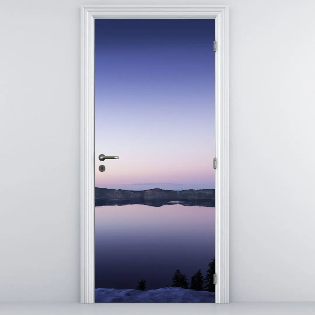 Fototapet pentru ușă - Lac (95x205cm)
