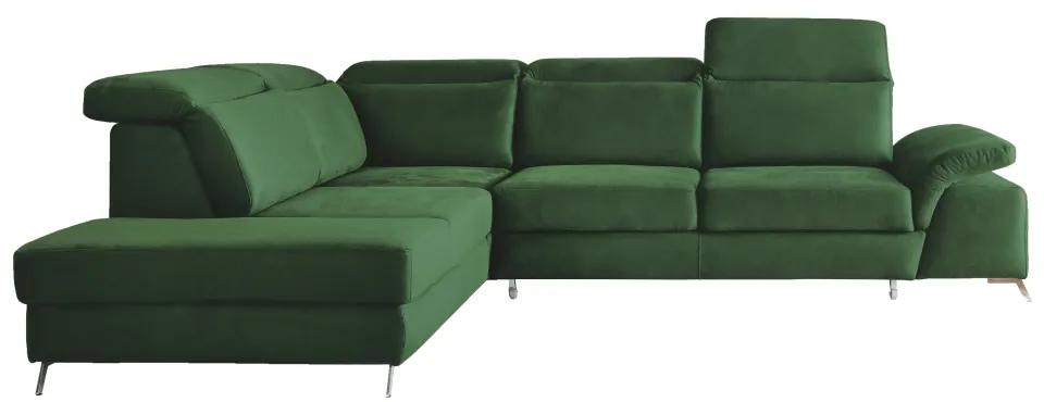 Set canapea, ţesătură smarald Monolith, stânga, ALVARO