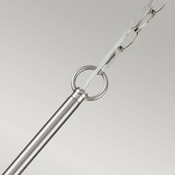 Kichler KL-CAPITOL-HILL6-BN – Lustru suspendat pe lanț CAPITOL HILL, 6xE14/40W/230V, crom