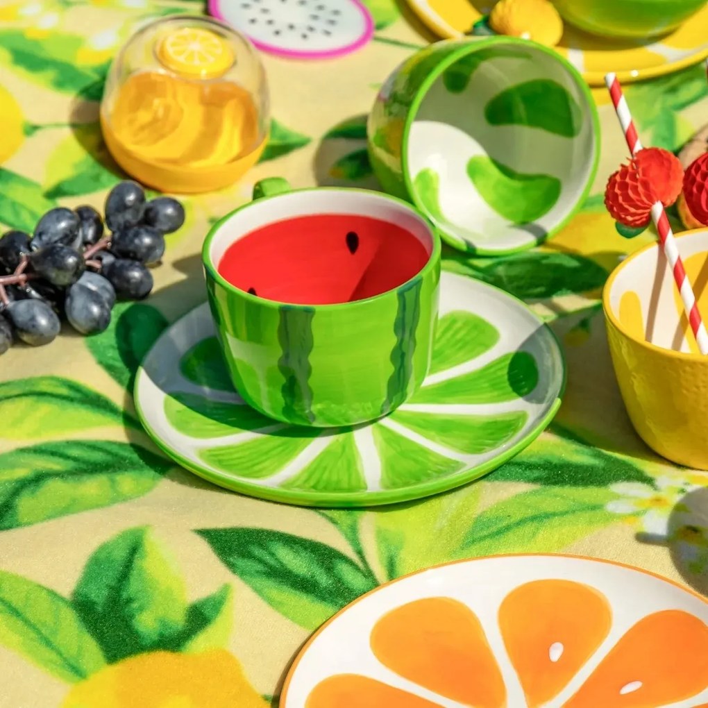 Altom Set de căni jumbo din ceramică Tropicanapepene galben 470 ml, 2 buc.