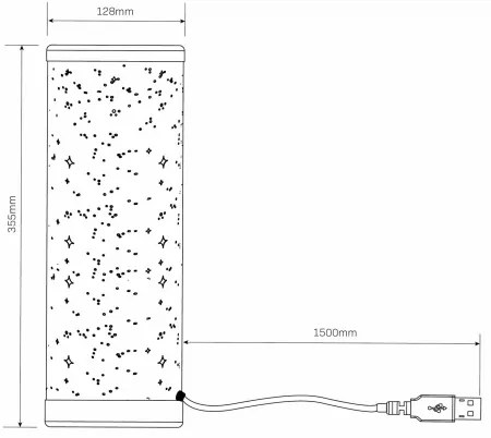 Lampă LED RGBW dimabilă de masă STELLA MINI LED/5W/5V + telecomandă