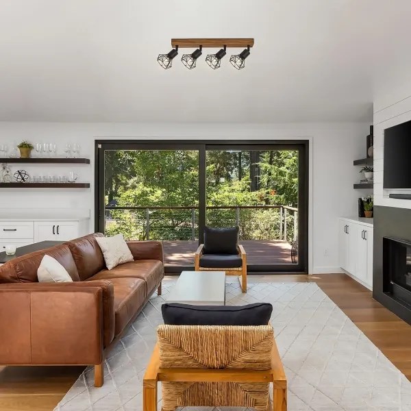 Spot ZEUS 4xE14/40W/230V stejar Rabalux 3140