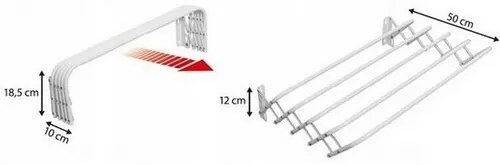 Uscător de rufe de perete Casa Si TowelFlex 6 m