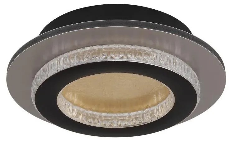 Globo 48042-12G - Plafonieră LED JAYDEN, 12W, 230V, Ø 20 cm, negru