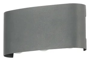 Brilagi - Aplica de perete LED pentru exterior FLAREBOX LED/6W/230V, antracit, IP65