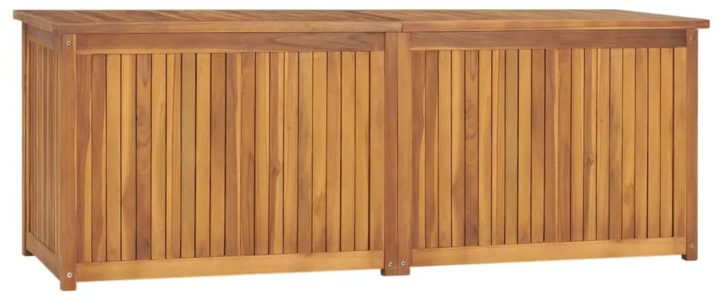 vidaXL Cutie de grădină, 150x50x55 cm, lemn masiv de tec
