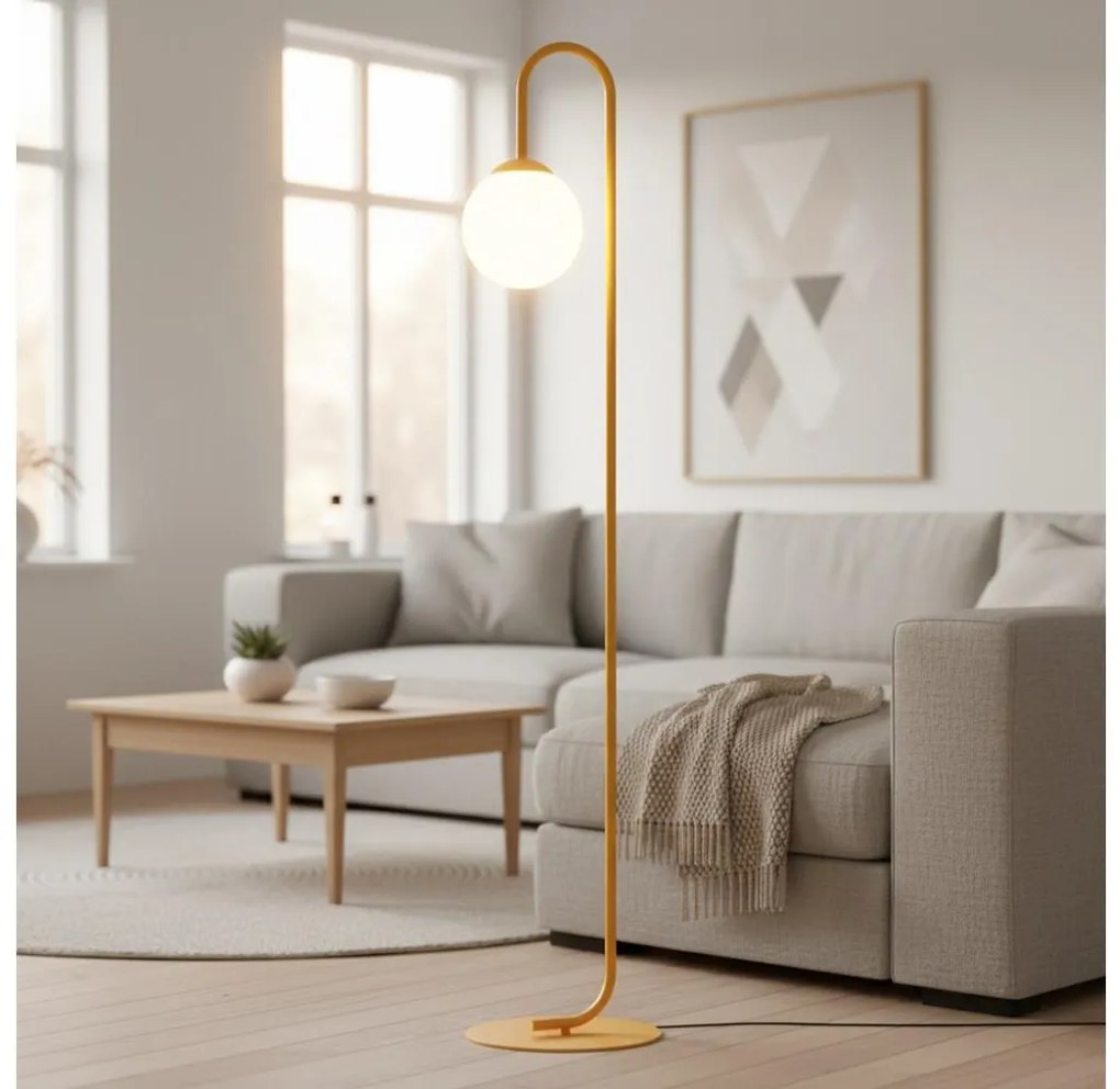 Lampadar FLOR 1xE14/10W/230V portocaliu