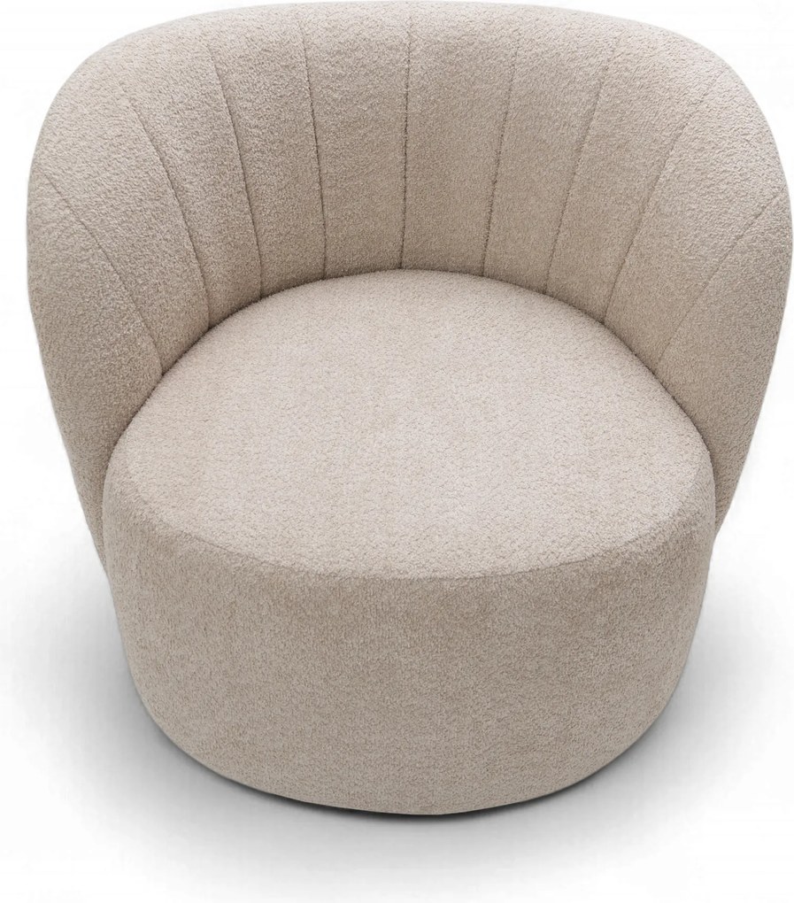 Fotoliu relaxare Soya - boucle bej Catch Me 02