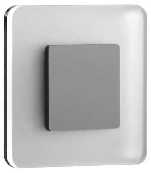 LDST SW-01-CB-BZ8 - LED lampă scară SWIFT 8xLED/1,2W/230V negru lucios