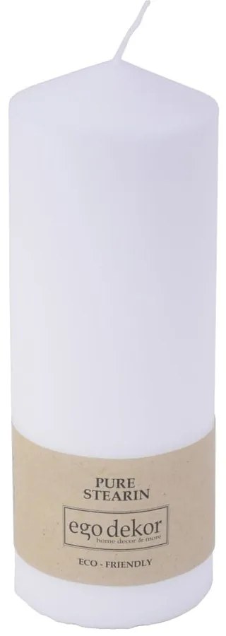 Lumânare Eco candles by Ego dekor Top, durată ardere 30 h, alb