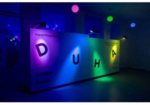 Immax NEO 07724CDO - Set 3 becuri LED RGB dimabile GU10/4,8W/230V, Wi-Fi Tuya + telecomandă