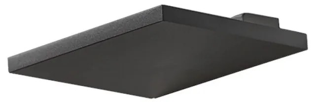 Aplica perete LED ambientala design modern LAMBDA neagra ZZ AZ3346