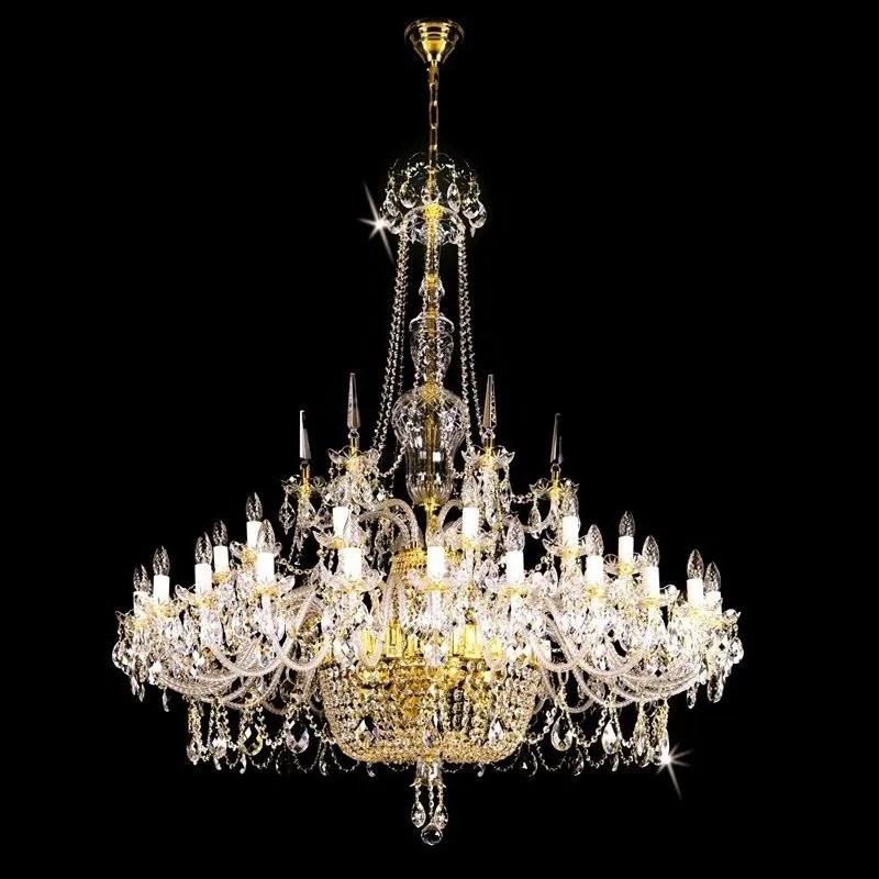 Candelabru XXXL cu 36 de brate Cristal Bohemia Exclusive SARA XXXVI. CE