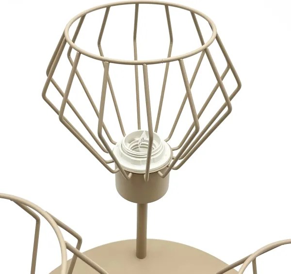 Plafonieră aplicată AUDREY 3xE27/15W/230V bej