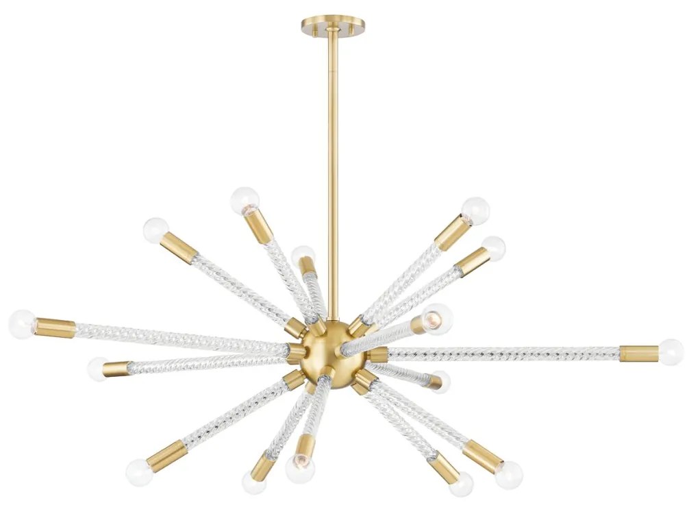 Candelabru, lustra suspendata, design modern PIPPIN alama antichizata