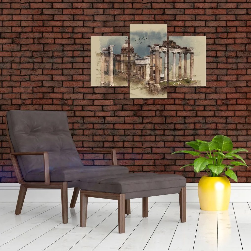 Tablou - Forumul Roman, Roma, Italia (90x60 cm)