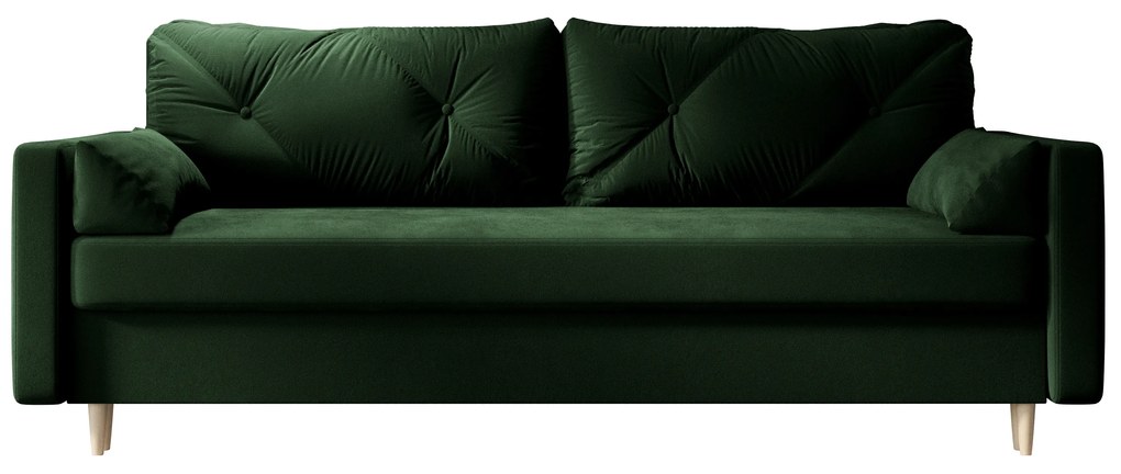 Canapea două locuri Aura (Verde închis). 1056635