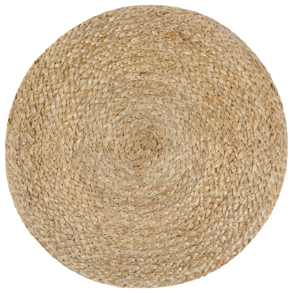 248077 vidaXL Taburet lucrat manual, gri, 40 x 45 cm, iută