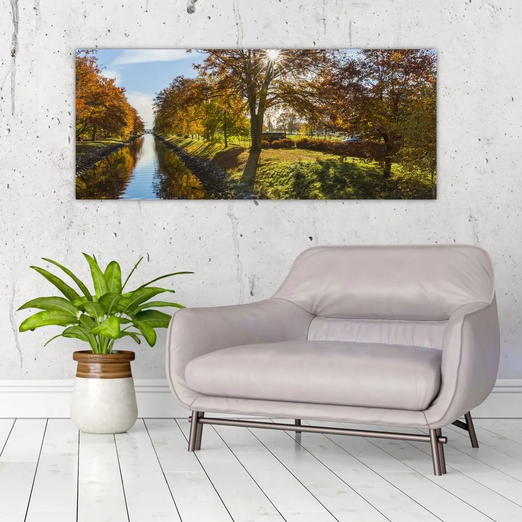 Tablou cu canal de apă (120x50 cm)