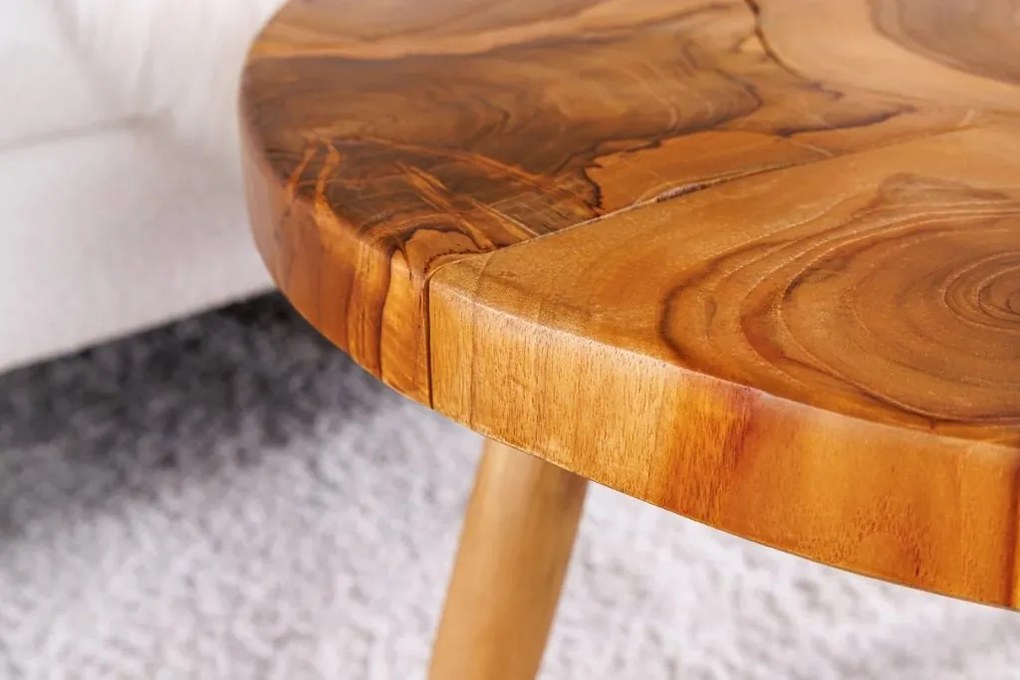 Masuta din lemn de tec MOSAIK 60cm