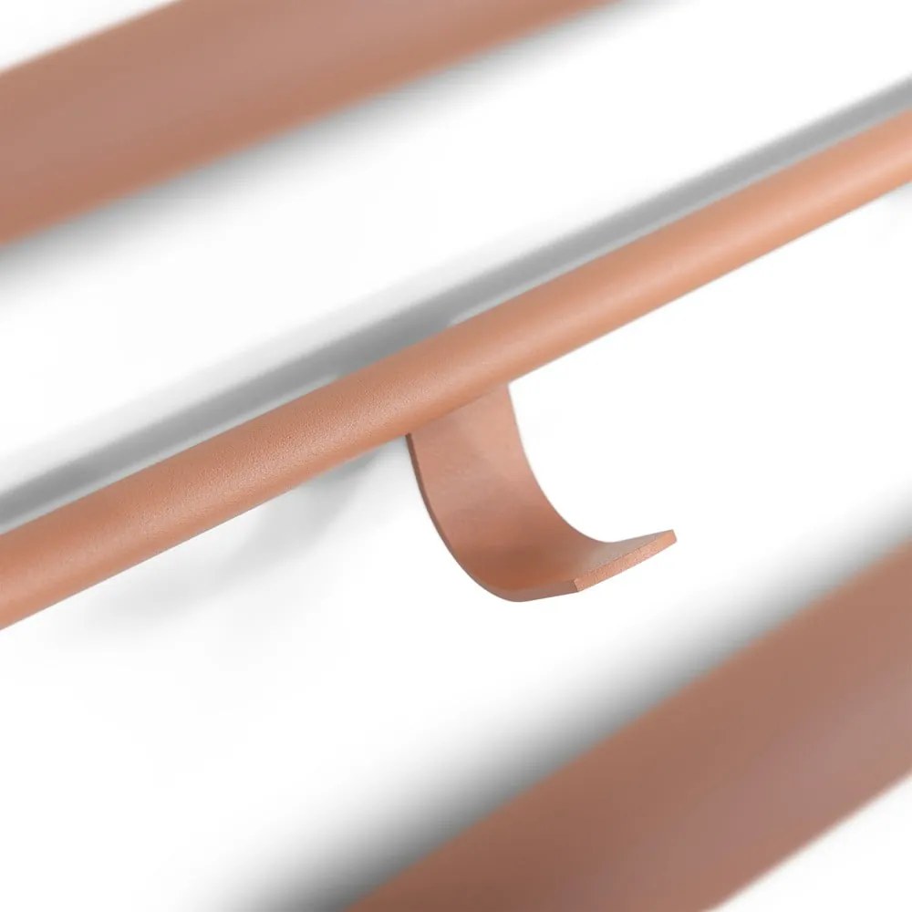 Cuier de perete somon cu raft din metal 100 cm Rex – Spinder Design