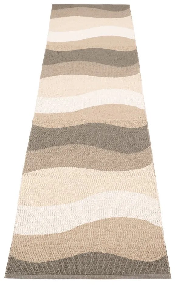 Covor tip traversă pentru interior și exterior maro/bej 70x300 cm Urvi Earth – Pappelina