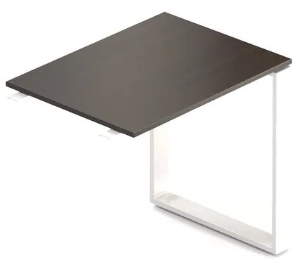 Element de actiune Creator 80 x 60 cm, baza alba, 1 picior, wenge