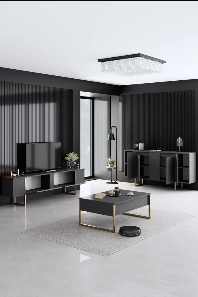 Mobilier living Luna (Nuc + Auriu). 1073576