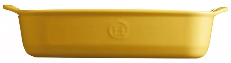 Vas de copt din ceramică Emile Henry Ultime, 29 x 19 cm, galben