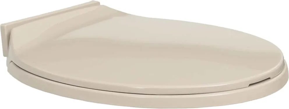 vidaXL Capac WC cu închidere silențioasă, roz caisă, oval