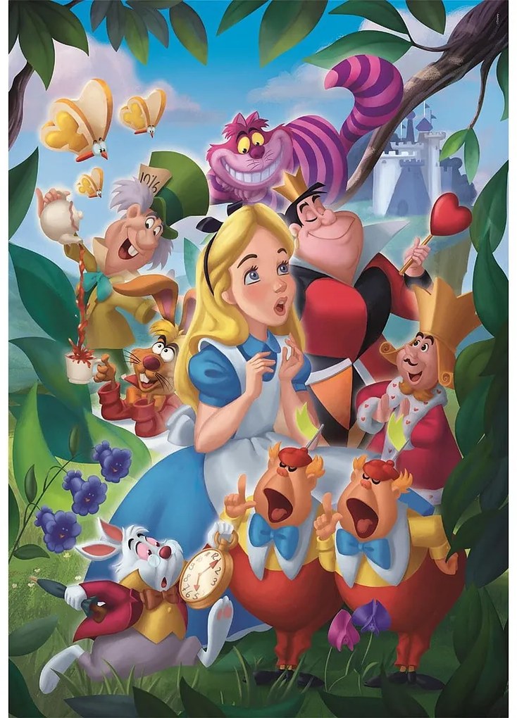 Disney Classics Disney Alice în Țara Minunilor Puzzle Compact 1000 de piese Clementoni