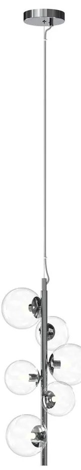 ONLI - Lustră suspendată pe cablu KIMBERLY 6xG9/6W/230V crom lucios