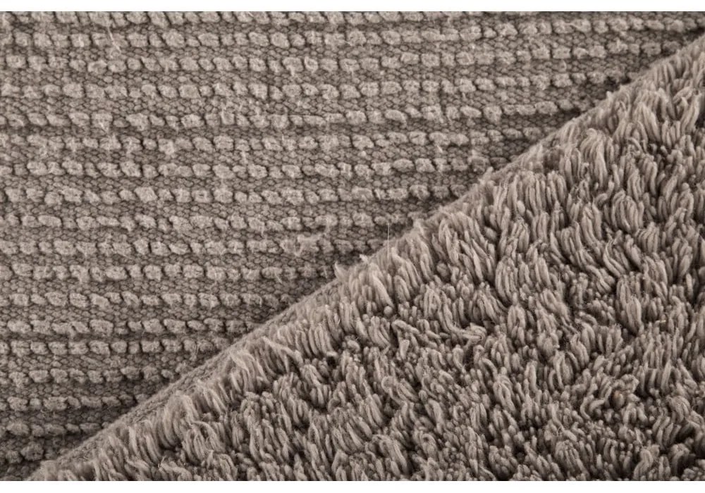 Covoraș din bumbac pentru baie Tiseco Home Studio Luca, 60 x 60 cm, maro