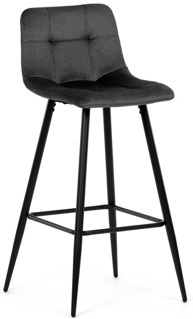 Set de scaune de bar B-X7015 GREY2, 4 buc