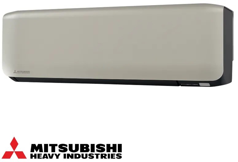 Aparat de aer conditionat inverter Mitsubishi Heavy Industries SRK25ZS-WFT + SRC25ZS-W, 9000 BTU, 20 m², A+++/A++, R-32, Bej