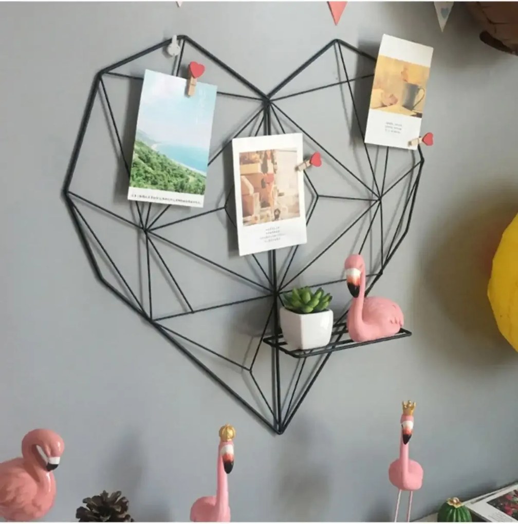 Panou foto metal, Love Homs, 50 x 45 cm, negru