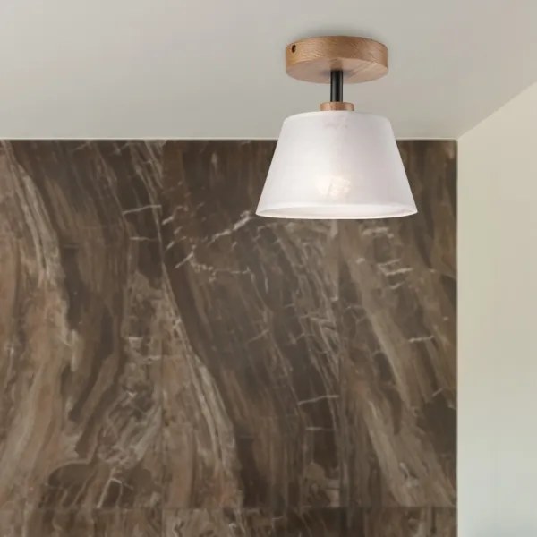 Lustr ANTONIO 1xE14/60W/230V alb, montaj plafon